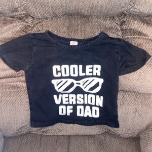 Black Kids T-Shirt - Cooler Version of Dad